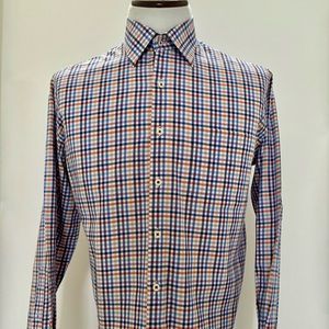 Peter Millar. Men’s medium colorful plaid shirt.